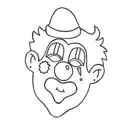 Dibujo para colorear: Payaso (Personajes) #91206 - Dibujos para Colorear e Imprimir Gratis