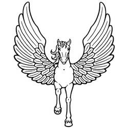 Dibujo Pegaso (Personajes) #209045 para imprimir y colorear