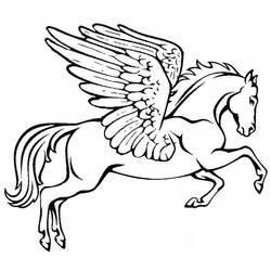 Pegaso - Dibujos para colorear gratis
