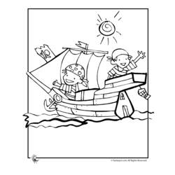 Dibujo para colorear: Pirata (Personajes) #105013 - Dibujos para Colorear e Imprimir Gratis