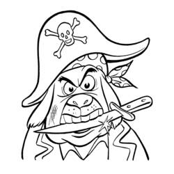 Dibujo para colorear: Pirata (Personajes) #105017 - Dibujos para Colorear e Imprimir Gratis