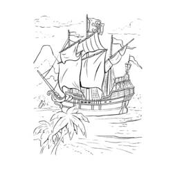 Dibujo para colorear: Pirata (Personajes) #105024 - Dibujos para Colorear e Imprimir Gratis