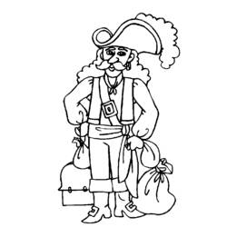 Dibujo para colorear: Pirata (Personajes) #105069 - Dibujos para Colorear e Imprimir Gratis
