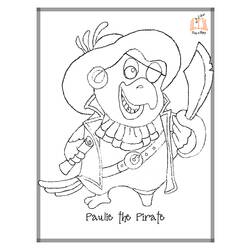 Dibujo para colorear: Pirata (Personajes) #105102 - Dibujos para Colorear e Imprimir Gratis