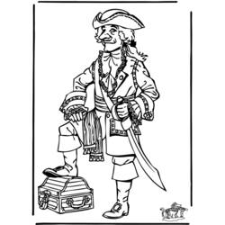 Dibujo para colorear: Pirata (Personajes) #105114 - Dibujos para Colorear e Imprimir Gratis