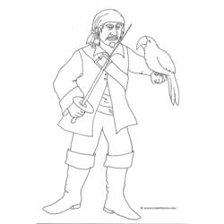 Dibujo para colorear: Pirata (Personajes) #105252 - Dibujos para Colorear e Imprimir Gratis