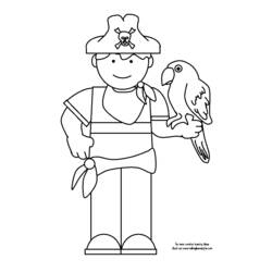 Dibujo para colorear: Pirata (Personajes) #105348 - Dibujos para Colorear e Imprimir Gratis