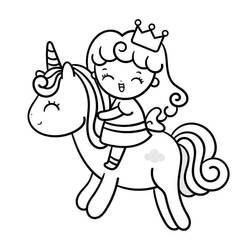 Dibujo Princesa (Personajes) #170932 para imprimir y colorear