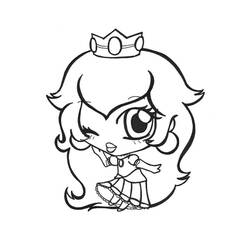Dibujo Princesa (Personajes) #170947 para imprimir y colorear