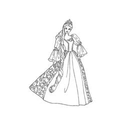 Dibujo para colorear: Princesa (Personajes) #85177 - Dibujos para Colorear e Imprimir Gratis