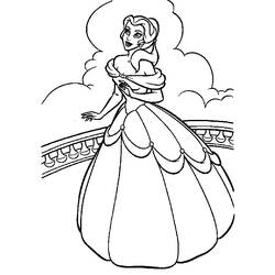 Dibujo para colorear: Princesa (Personajes) #85187 - Dibujos para Colorear e Imprimir Gratis