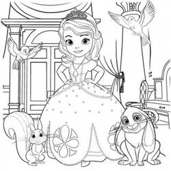 Dibujo para colorear: Princesa (Personajes) #85196 - Dibujos para Colorear e Imprimir Gratis
