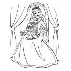 Dibujo para colorear: Princesa (Personajes) #85200 - Dibujos para Colorear e Imprimir Gratis