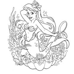 Dibujo para colorear: Princesa (Personajes) #85203 - Dibujos para Colorear e Imprimir Gratis