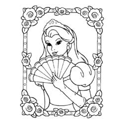 Dibujo para colorear: Princesa (Personajes) #85204 - Dibujos para Colorear e Imprimir Gratis