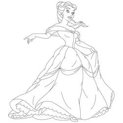 Dibujo para colorear: Princesa (Personajes) #85216 - Dibujos para Colorear e Imprimir Gratis