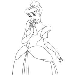 Dibujo para colorear: Princesa (Personajes) #85219 - Dibujos para Colorear e Imprimir Gratis