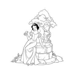 Dibujo para colorear: Princesa (Personajes) #85227 - Dibujos para Colorear e Imprimir Gratis