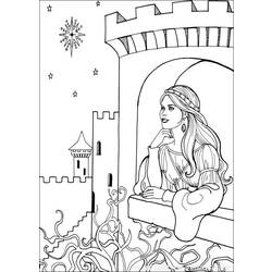 Dibujo para colorear: Princesa (Personajes) #85229 - Dibujos para Colorear e Imprimir Gratis