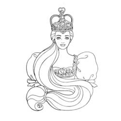 Dibujo para colorear: Princesa (Personajes) #85240 - Dibujos para Colorear e Imprimir Gratis