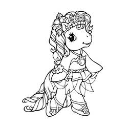 Dibujo para colorear: Princesa (Personajes) #85241 - Dibujos para Colorear e Imprimir Gratis