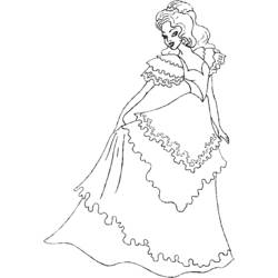 Dibujo para colorear: Princesa (Personajes) #85268 - Dibujos para Colorear e Imprimir Gratis