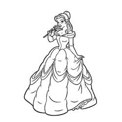 Dibujo para colorear: Princesa (Personajes) #85286 - Dibujos para Colorear e Imprimir Gratis