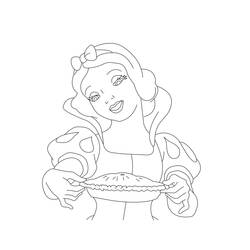 Dibujo para colorear: Princesa (Personajes) #85289 - Dibujos para Colorear e Imprimir Gratis