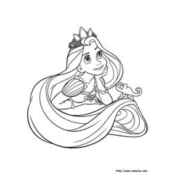 Dibujo para colorear: Princesa (Personajes) #85293 - Dibujos para Colorear e Imprimir Gratis