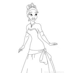 Dibujo para colorear: Princesa (Personajes) #85296 - Dibujos para Colorear e Imprimir Gratis