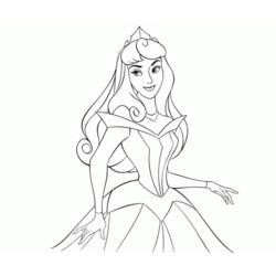 Dibujo para colorear: Princesa (Personajes) #85319 - Dibujos para Colorear e Imprimir Gratis