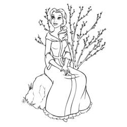 Dibujo para colorear: Princesa (Personajes) #85329 - Dibujos para Colorear e Imprimir Gratis