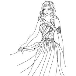 Dibujo para colorear: Princesa (Personajes) #85335 - Dibujos para Colorear e Imprimir Gratis