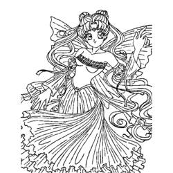 Dibujo para colorear: Princesa (Personajes) #85337 - Dibujos para Colorear e Imprimir Gratis