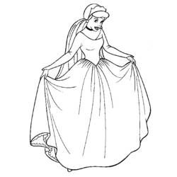 Dibujo para colorear: Princesa (Personajes) #85358 - Dibujos para Colorear e Imprimir Gratis