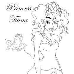 Dibujo para colorear: Princesa (Personajes) #85365 - Dibujos para Colorear e Imprimir Gratis