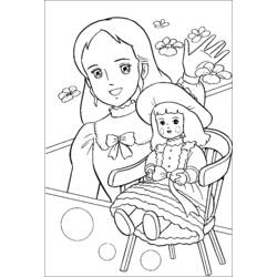 Dibujo para colorear: Princesa (Personajes) #85376 - Dibujos para Colorear e Imprimir Gratis