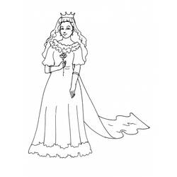 Dibujo para colorear: Princesa (Personajes) #85388 - Dibujos para Colorear e Imprimir Gratis