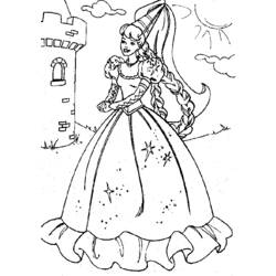 Dibujo para colorear: Princesa (Personajes) #85391 - Dibujos para Colorear e Imprimir Gratis