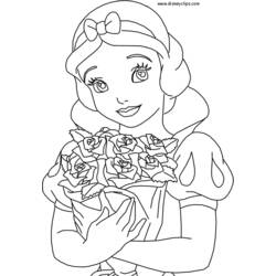 Dibujo para colorear: Princesa (Personajes) #85394 - Dibujos para Colorear e Imprimir Gratis