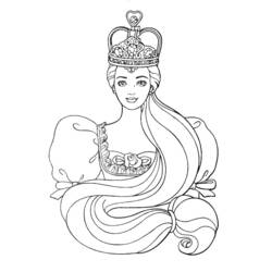 Dibujo para colorear: Princesa (Personajes) #85398 - Dibujos para Colorear e Imprimir Gratis