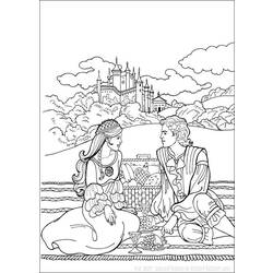 Dibujo para colorear: Princesa (Personajes) #85403 - Dibujos para Colorear e Imprimir Gratis