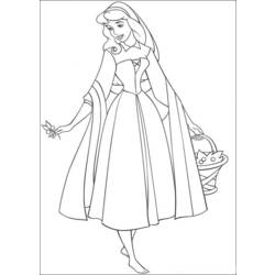 Dibujo para colorear: Princesa (Personajes) #85406 - Dibujos para Colorear e Imprimir Gratis