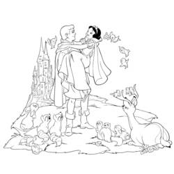 Dibujo para colorear: Princesa (Personajes) #85431 - Dibujos para Colorear e Imprimir Gratis