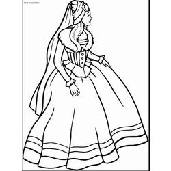 Dibujo para colorear: Princesa (Personajes) #85445 - Dibujos para Colorear e Imprimir Gratis