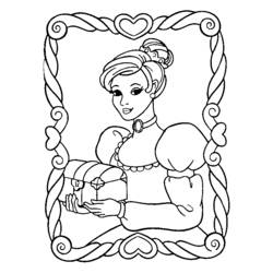 Dibujo para colorear: Princesa (Personajes) #85482 - Dibujos para Colorear e Imprimir Gratis