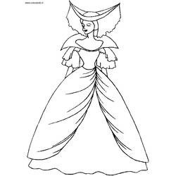 Dibujo para colorear: Princesa (Personajes) #85526 - Dibujos para Colorear e Imprimir Gratis