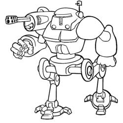 Dibujo para colorear: Robot (Personajes) #106563 - Dibujos para colorear