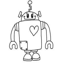 Dibujo para colorear: Robot (Personajes) #106573 - Dibujos para Colorear e Imprimir Gratis