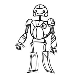 Dibujo para colorear: Robot (Personajes) #106591 - Dibujos para Colorear e Imprimir Gratis